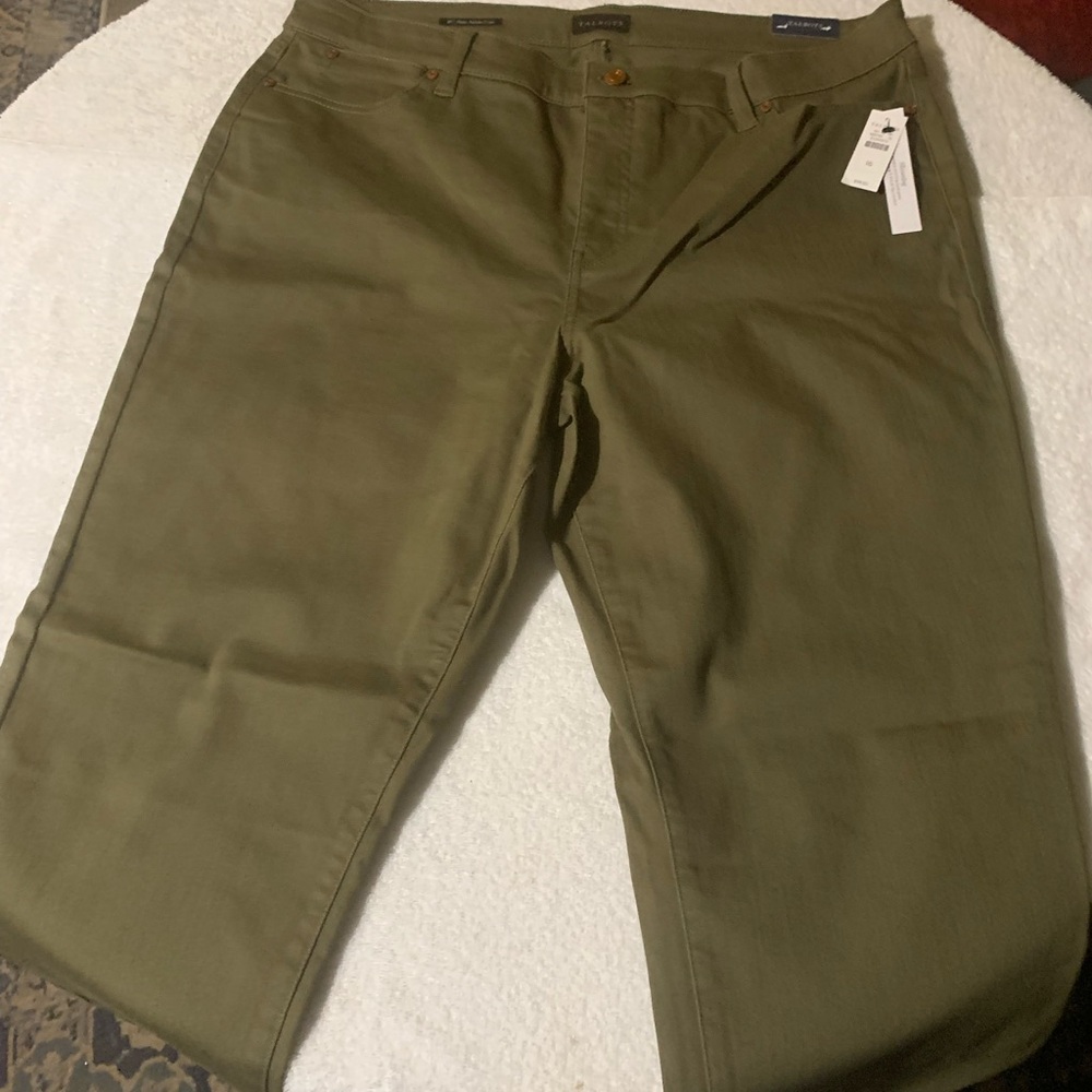 Talbots slim ankle jean